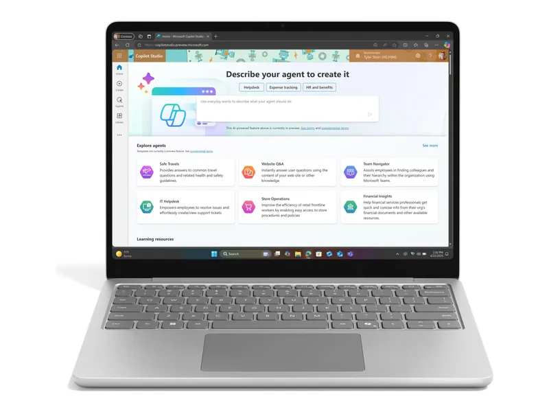 Microsoft Microsoft Surface Laptop Copilot+ PC for Business - 13-inch - Snapdragon X Plus X1P-42-100 / 3.2 GHz - Win 11 Pro - Qualcomm Adreno - 16 GB RAM - 512 GB SSD - 33 cm (13") – Produktbild 3 von 3