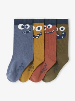 Vertbaudet 4er-Pack Socken MONSTER – Produktbild 1 von 1