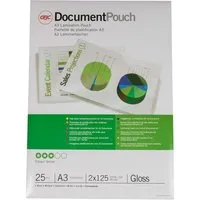 GBC 25 GBC Laminiertaschen A3 2x125 µ – Produktbild 1 von 1