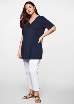 sheego Longshirt marine – Produktbild 1 von 1