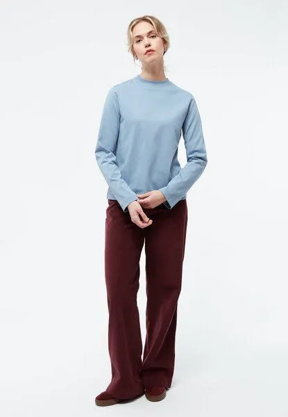 Givn Berlin Givn Berlin Longsleeve GBROSALIE aus Bio-Baumwolle, Frosty blue, – Produktbild 2 von 4