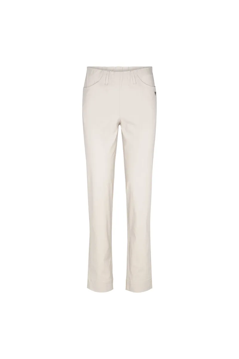 LAURIE LAURIE Damen vegan Hose Kelly Regular Ml Grau Sand, Beige, – Produktbild 1 von 1