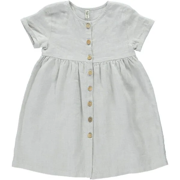 PETER JO PETER JO Kleid Iris aus Leinen, Creme, – Produktbild 1 von 4