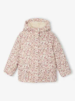 Vertbaudet Regenjacke mit magischen Blumenmotiv und Teddyfleece-Futter Mädchen vanille – Produktbild 1 von 1