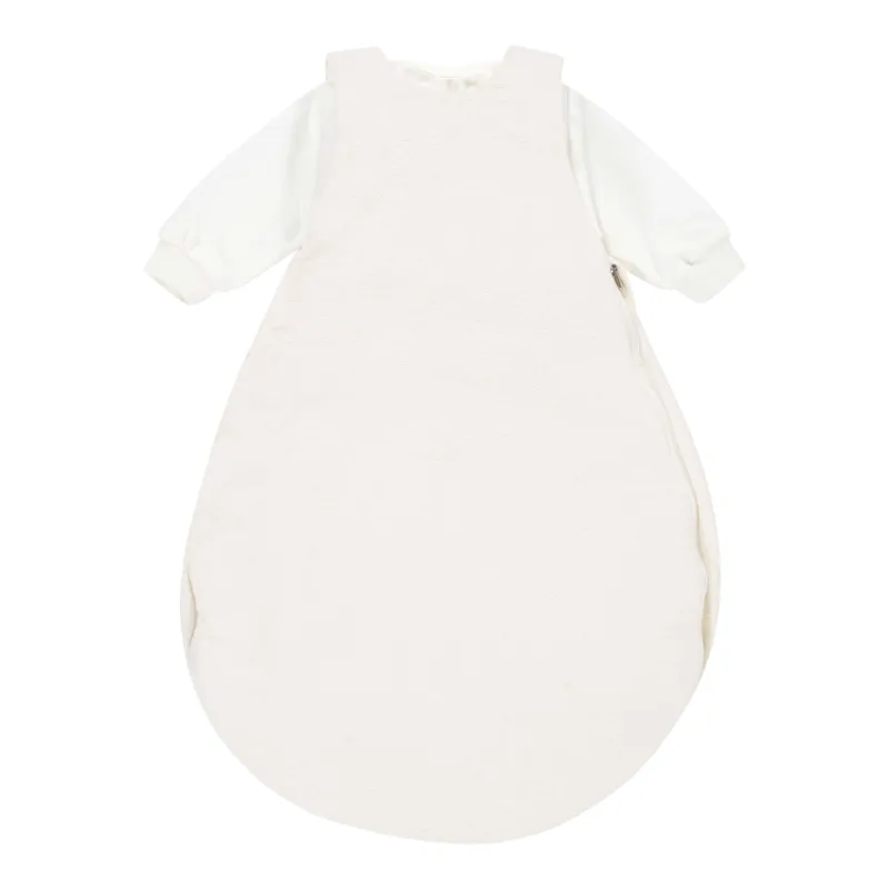 Alvi Alvi Baby-Mäxchen 2-tlg. Ganzjahresschlafsack Frottier mit Belüftungssystem 2.5 TOG, Weiss, – Produktbild 1 von 3
