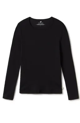TWOTHIRDS TWOTHIRDS Damen vegan Langärmelige Arran Schwarz – Produktbild 1 von 1