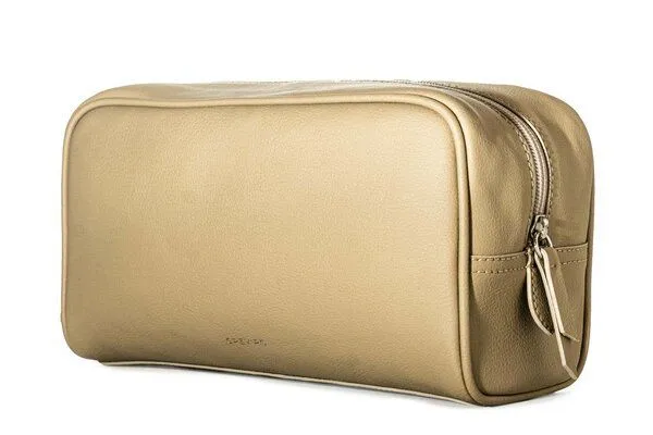 GREVIRO GREVIRO Kulturbeutel "M" aus Kaktusleder (vegan), Beige, – Produktbild 1 von 4