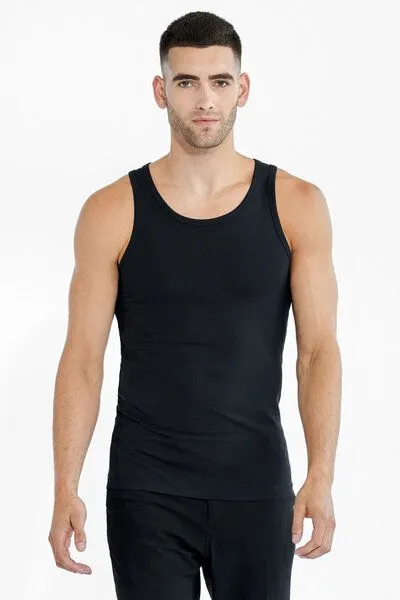 Bread & Boxers Bread & Boxers 2-Pack Tanktops aus Bio-Baumwolle, Schwarz (black), – Produktbild 1 von 4