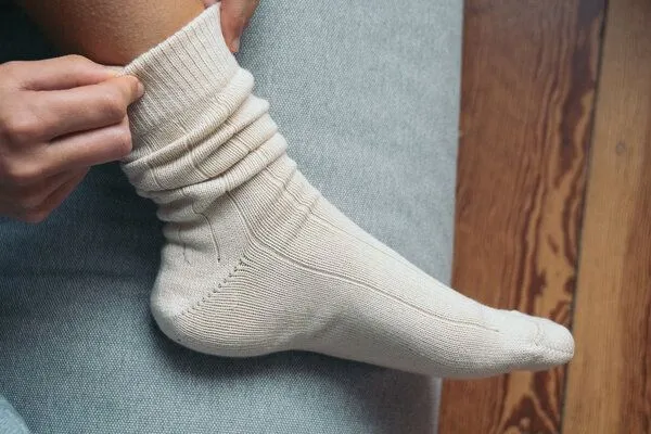 SALZWASSER SALZWASSER 2 Paar Grobstricksocken Bio-Baumwolle, Sand (beige), – Produktbild 1 von 4
