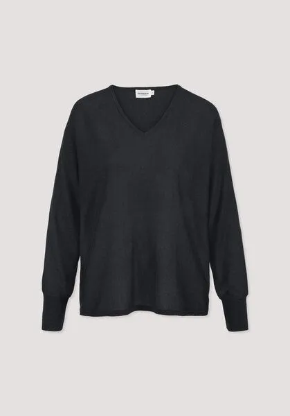 hessnatur hessnatur Pullover Oversize aus TENCEL Lyocell und Bio-Baumwolle, Schwarz, – Produktbild 4 von 4