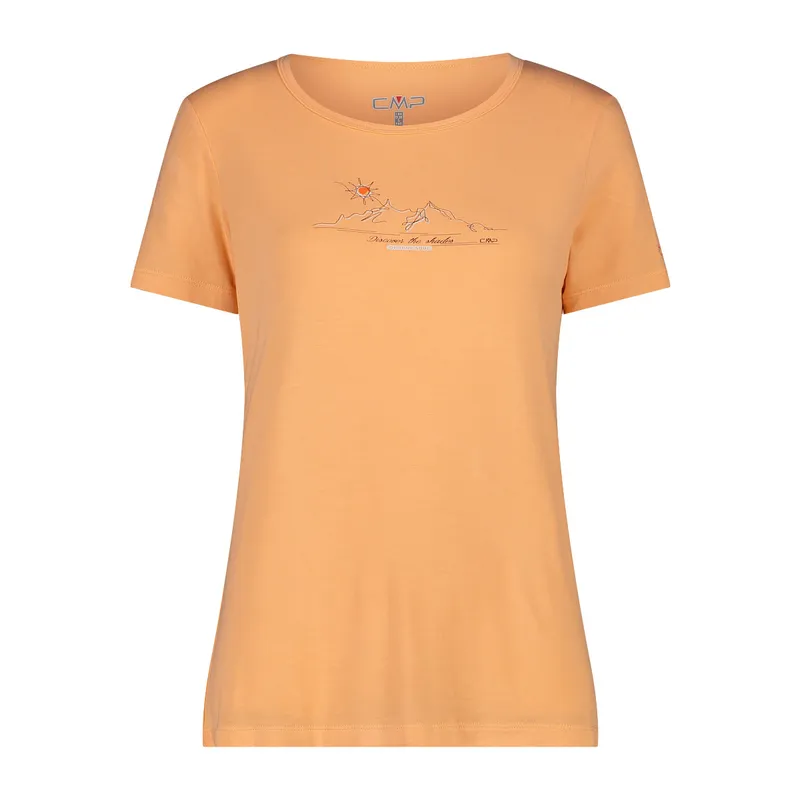 CMP Damen T-Shirt aus Bambus CMP, Orange, – Produktbild 1 von 1
