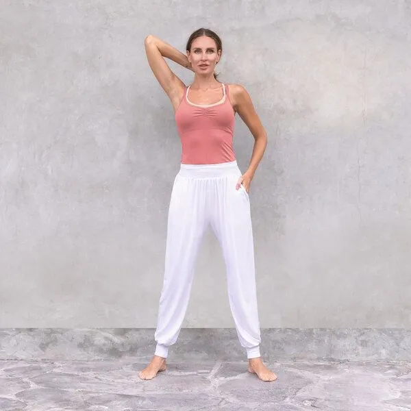 Jaya Jaya SOFIA 2 FARBIG - Damen - Top für Yoga und Freizeit aus Biobaumwolle, Decorose/cherryblossom, – Produktbild 1 von 2