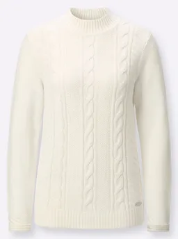 Witt Stehkragenpullover ecru – Produktbild 1 von 1