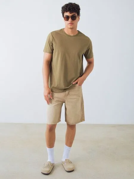 Honest Basics Honest Basics Herren Basic T-Shirt aus Bio- und recycelter Baumwolle, Oregano, – Produktbild 2 von 4