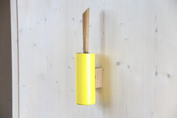werkvoll by Lena Peter werkvoll by Lena Peter Holz Wand WC-Bürste FIRE, Gelb, – Produktbild 2 von 5