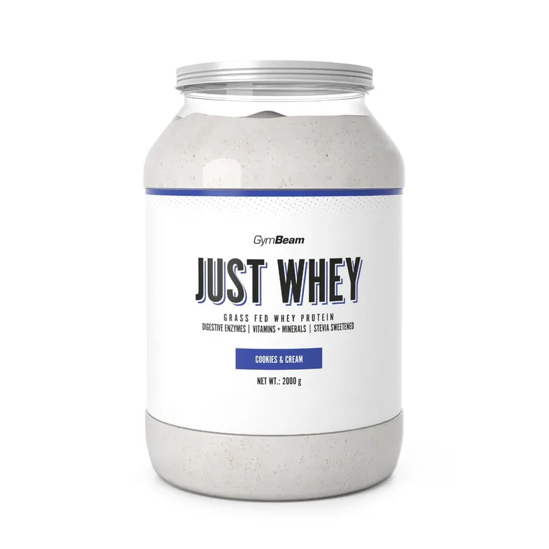 GymBeam GymBeam Just Whey Protein aus Weidehaltung 2000 g ohne Geschmack – Produktbild 1 von 1