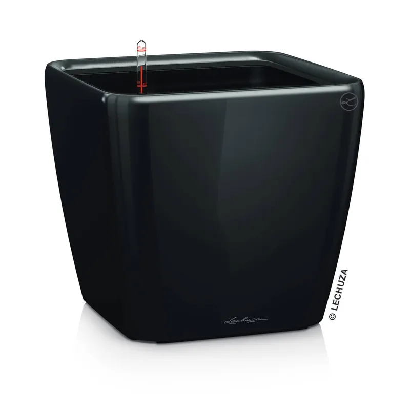 Lechuza® Lechuza® 'Quadro LS 35', schwarz, ca. 35,5 x 35,5 x H 32,5 cm, Schwarz, – Produktbild 1 von 1