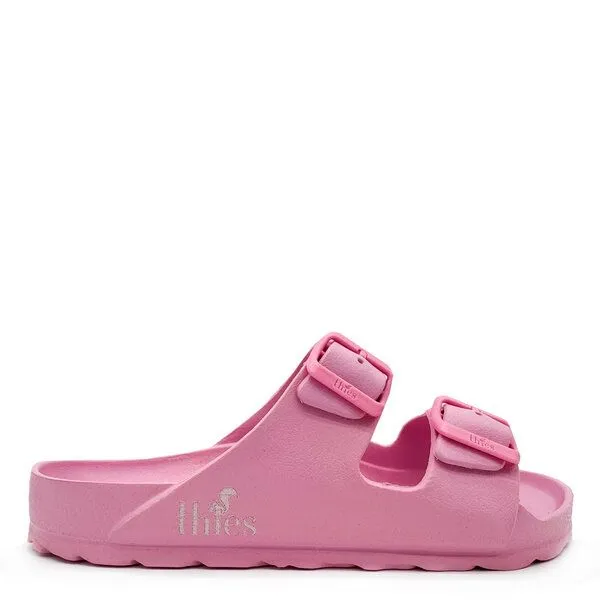 thies Vegane Ecofoam Sandale thies, Flamingo, – Produktbild 1 von 4