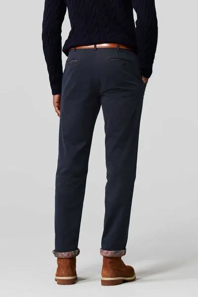 Meyer MEYER Thermo Fine Twill Chino, Blau (dunkelblau), – Produktbild 4 von 5