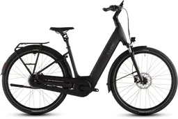 We Cycle Cube Supreme Hybrid Comfort Pro 600 26' ' / 28' ' Easy Entry E-Bike City Pedelec grey/chrome 2026 42 cm (158-166 cm) | E-Bikes – Produktbild 1 von 1