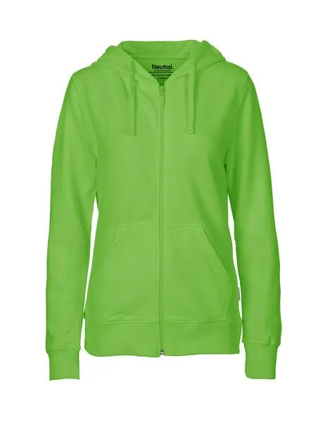 Neutral® - 3FREUNDE Neutral® - 3FREUNDE Frauen Hoodie Zipped, Lime, – Produktbild 1 von 4