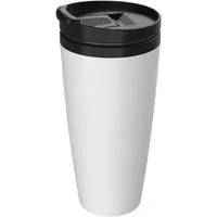 elasto elasto Kaffeebecher to go - Thermobecher auslaufsicher mit Klappdeckel, Weiss, – Produktbild 1 von 1