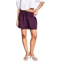 JAN N JUNE JAN 'N JUNE Leinen-Shorts Drawstring MARUM, Cherry lacquer, – Produktbild 1 von 2