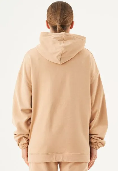 ORGANICATION ORGANICATION ESSENTIALS-HANDE- Soft Touch Oversize Hoodie aus Bio-Baumwolle, Beige, – Produktbild 3 von 3
