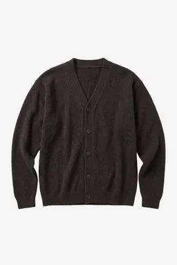 KnowledgeCotton Apparel KnowledgeCotton Apparel Herren vegan Strickjacke Herren Aus Soufflé Yarn In Der Farbe Chocolate Torte – Produktbild 1 von 1