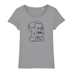 Spangeltangel Spangeltangel Damen-Shirt "Karl Marx", Kulturhauptstadt, Chemnitz, Wahrzeichen – Produktbild 1 von 1