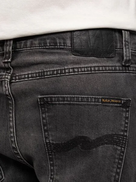 Nudie Jeans Nudie Jeans Jeans - Lean Dean - aus einem Baumwoll/Elastan Mix, Blue, – Produktbild 8 von 8