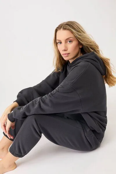 mandala mandala Basic Hoodie Signature, Grey (grau), – Produktbild 4 von 4