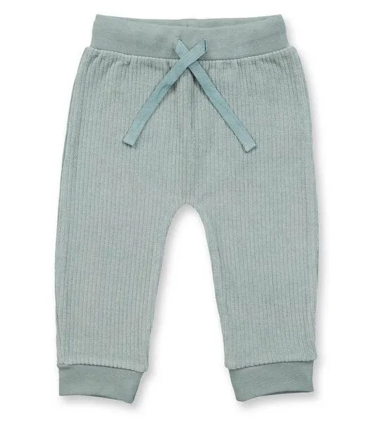 Sense Organics & friends in cooperation with GARY MASH Sense Organics & friends in cooperation with GARY MASH Babyhose aus kuschligem Nickistoff, Grün, – Produktbild 1 von 4