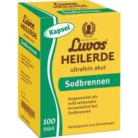 Luvos Luvos Heilerde-Kapseln für Sodbrennen, ultrafein akut, 100 Stk. – Produktbild 1 von 1