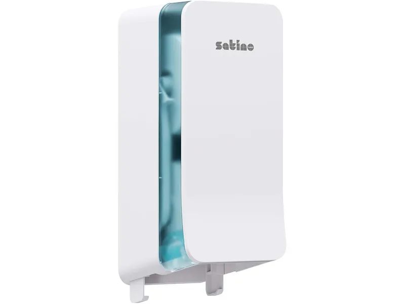 Satino Satino Compactrollen-Toilettenpapier-Spender "HYGINITY" für 2 Rollen, Weiß, – Produktbild 1 von 1