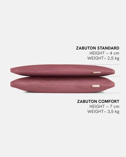 Lotuscrafts Lotuscrafts Meditationsmatte Zabuton Deluxe - Extra Dick - GOTS Zertifiziert, Schwarz, – Produktbild 4 von 4
