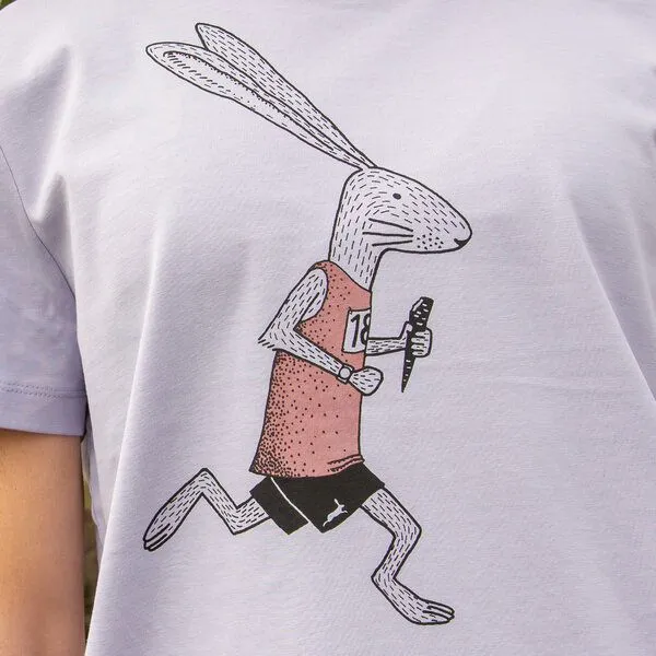 Cmig Cmig Lauf-Hase T-Shirt Damen, Lavender, – Produktbild 2 von 4