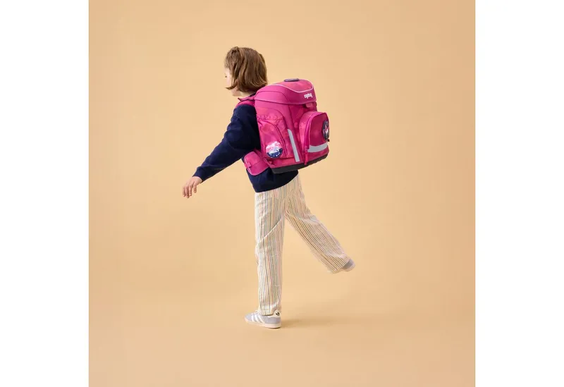 Ergobag Ergobag Schulranzen Schulranzen-Set CUBO MondzauBär 5-teilig (5-teilig), ergonomisch, höhenverstellbar, Your-Size-System, ab 1. Klasse, Lila, – Produktbild 2 von 5