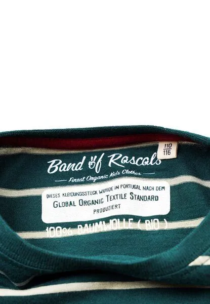 Band of Rascals Band of Rascals Striped T-Shirt, Racing-green-moos, – Produktbild 3 von 3