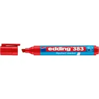 Edding Edding Flipchartmarker "383" Keilspitze, Rot, – Produktbild 3 von 3
