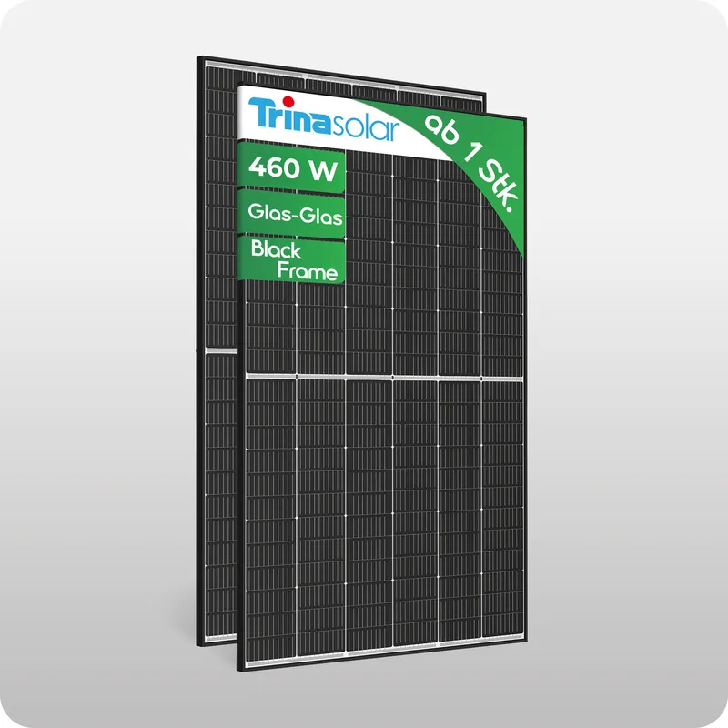 TRINA-SOLAR 460W Trina Vertex S+ Solarmodul Black Frame TSM-460-NEG9R.28 - Preis inkl. MwSt. gem. § 12 Abs. 3 UStG – Produktbild 1 von 3