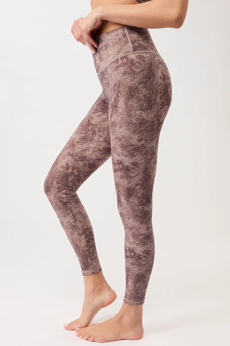 mandala mandala Damen vegan Leggings Monoprinted, Braun, – Produktbild 2 von 2