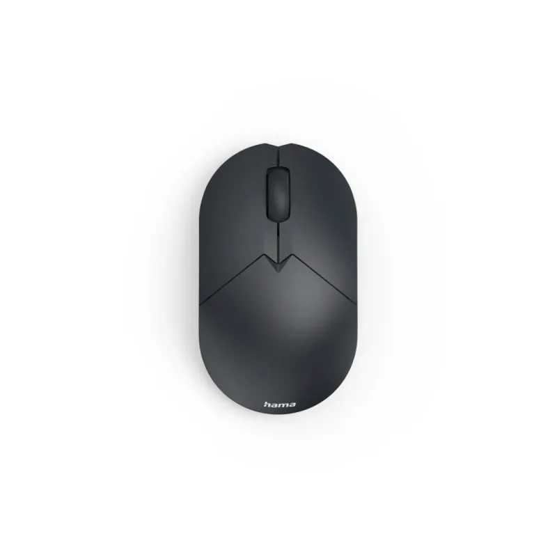 Hama Hama Mini-Funkmaus WM-150, optisch, 3 Tasten, ohne Klickgeräusch, Schwarz (00173076) – Produktbild 2 von 5