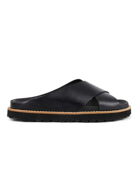 Kavat Kavat Bequeme Sandalen - Länna - aus Leder, Black, – Produktbild 1 von 4