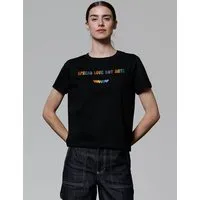watapparel watapparel T-Shirt Frauen Spread Love not Hate – Produktbild 1 von 1