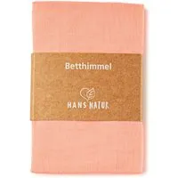HANS NATUR Betthimmel Baldachin Bio-Baumwolle rosa 115 x 300 cm, Rosa, – Produktbild 1 von 1