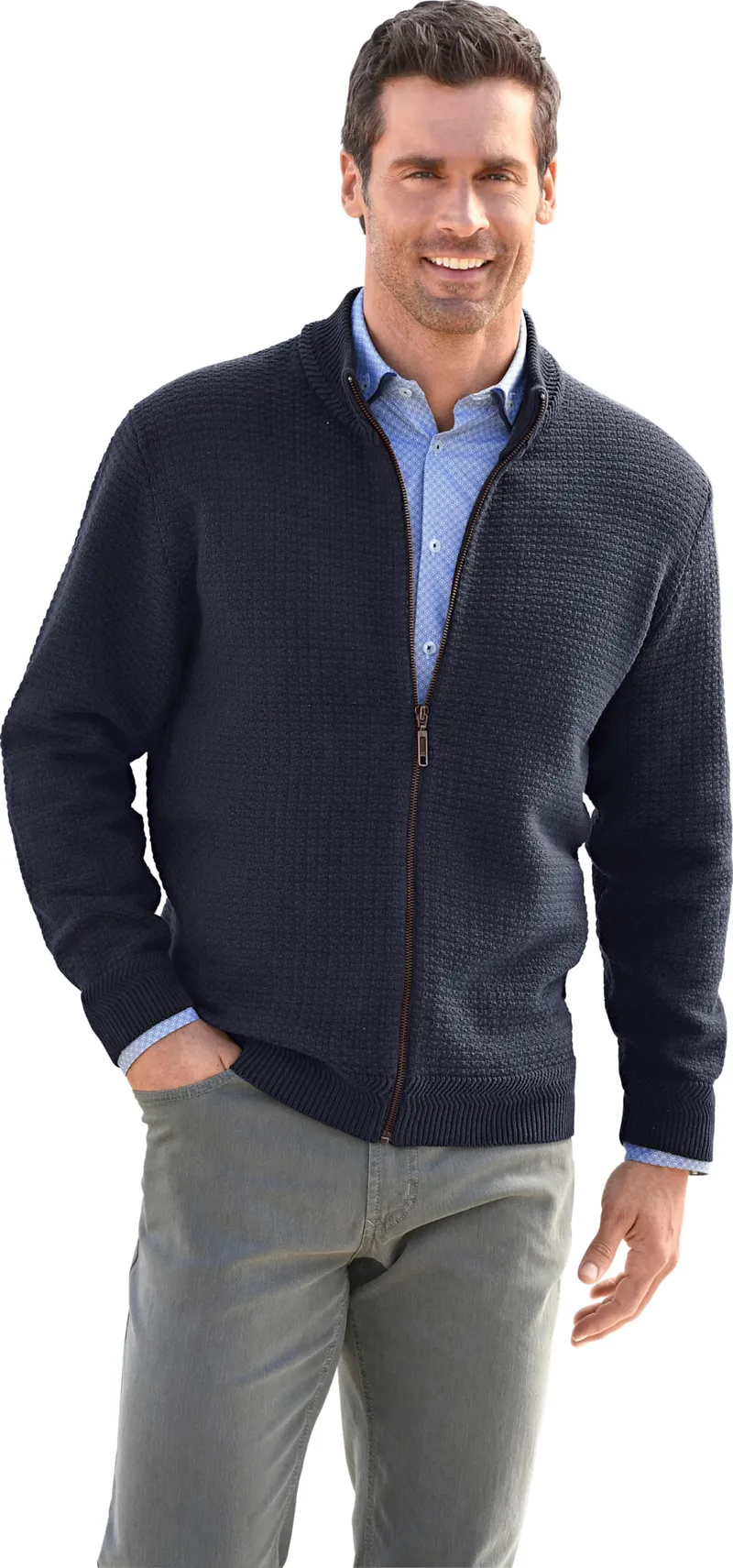 marco donati Strickjacke marine, Marine, – Produktbild 2 von 3