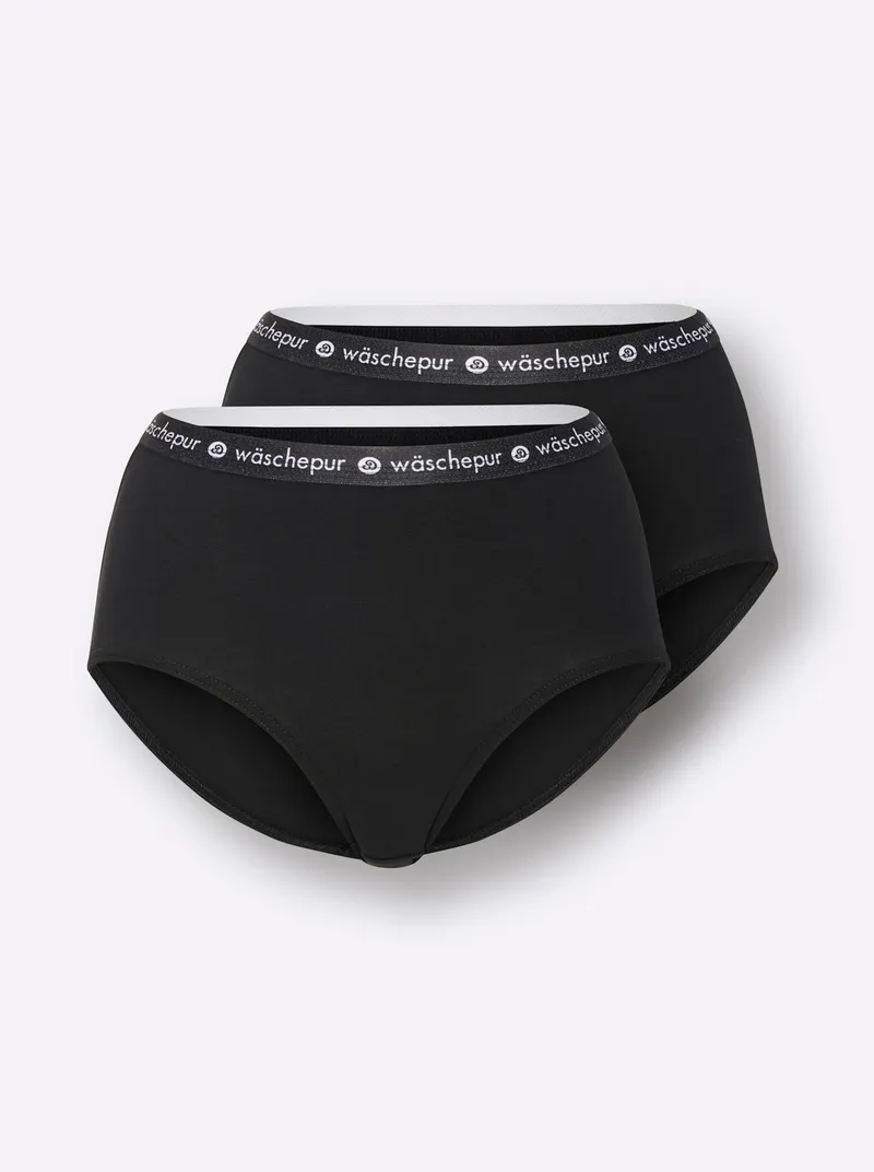 wäschepur Taillenslip schwarz, Schwarz, – Produktbild 2 von 2