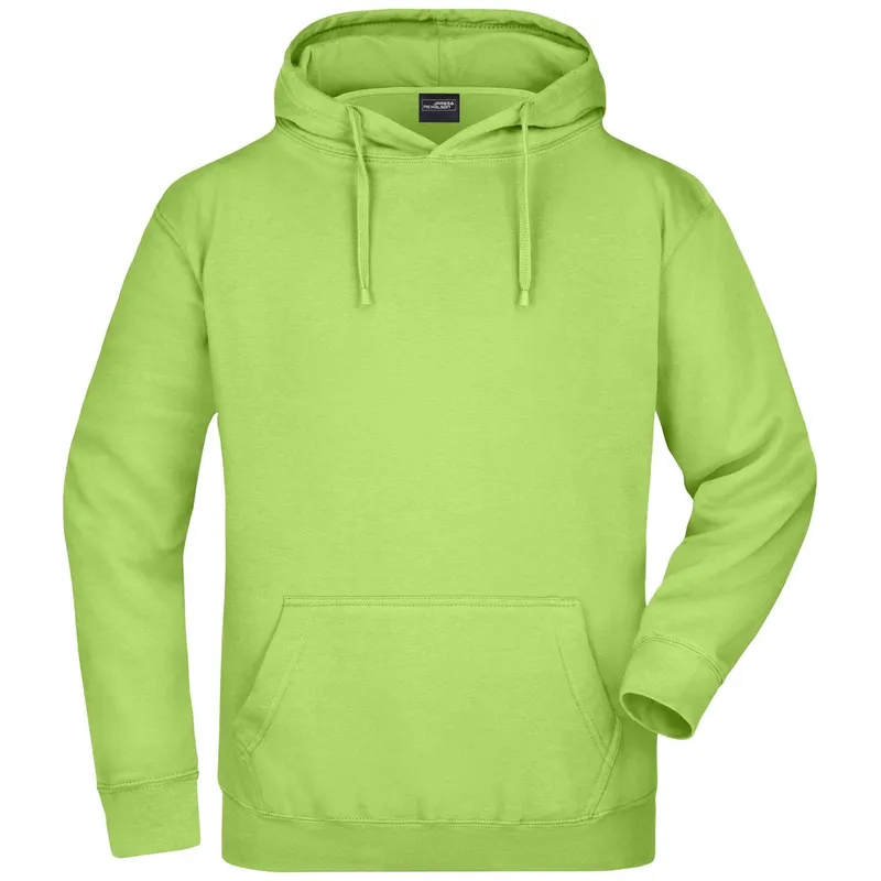 James & Nicholson James & Nicholson Klassisches Kapuzensweatshirt JN047, Lime green, – Produktbild 1 von 1