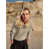 WOTE WOTE Longsleeve Streifen new aus Organic Cotton, Offwhite-grau, – Produktbild 1 von 1